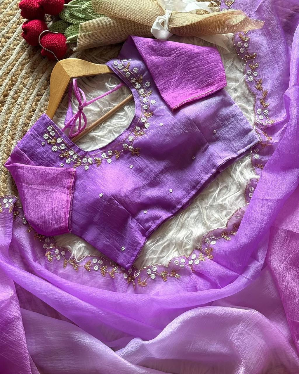 Titli Tissue Saree