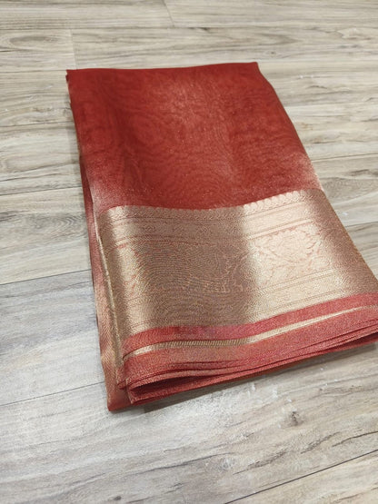 Maheru tissue silk saree