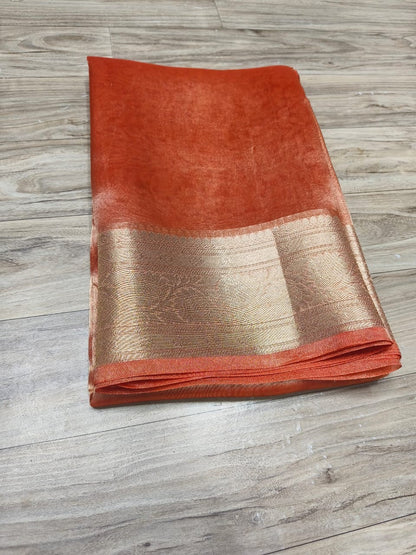 Maheru tissue silk saree