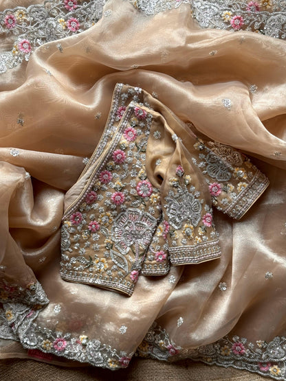 Golden Era Embellished Saree