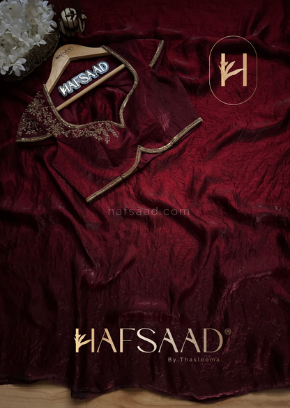Rouge - Artisanal handwork saree