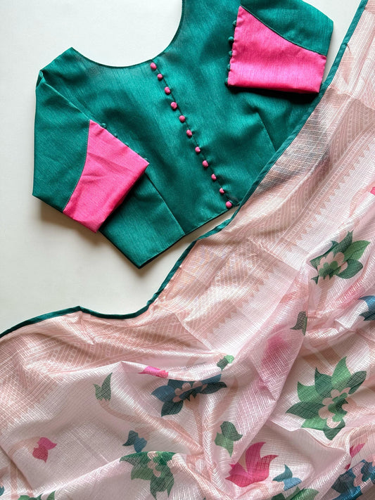 Spring Floral Kota Saree