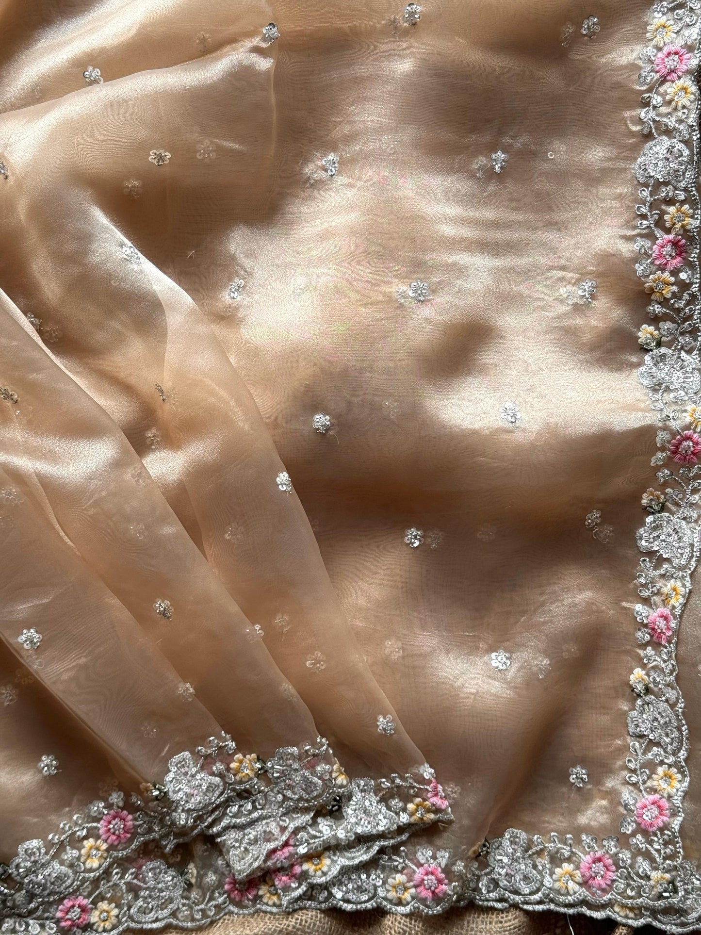 Golden Era Embellished Saree