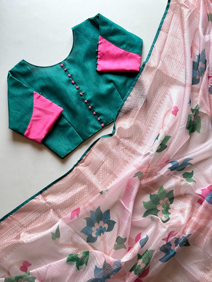 Spring Floral Kota Saree