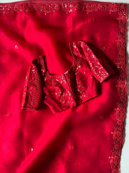Scarlet Lolita Embellished Saree