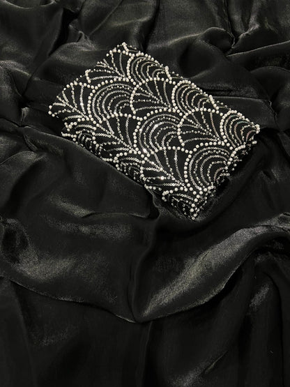 Moon Shine Black Saree