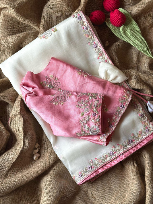 Pastel Sage Era Saree