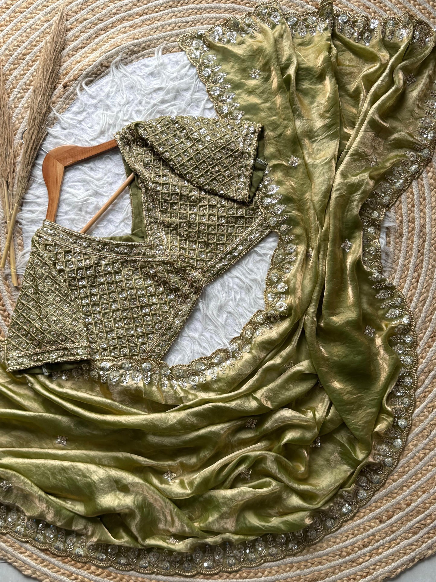 Kusha Embellished Saree