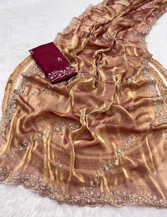 Manjari Tissue Silk Saree
