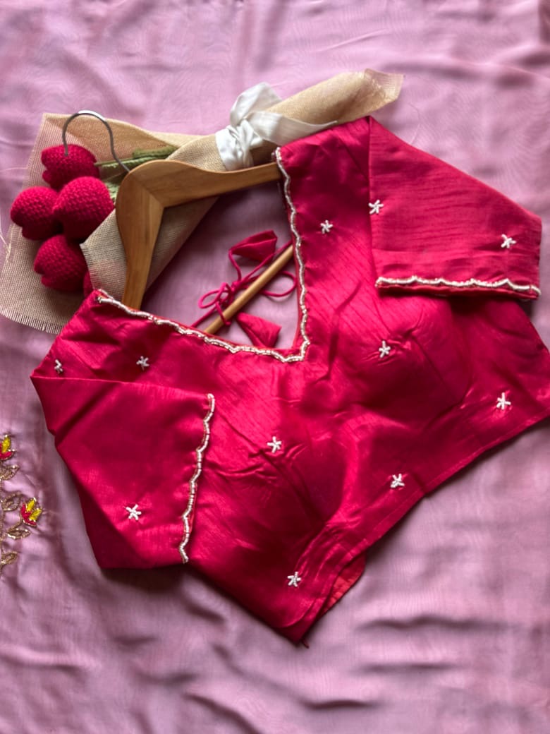 Precious Pink Saree