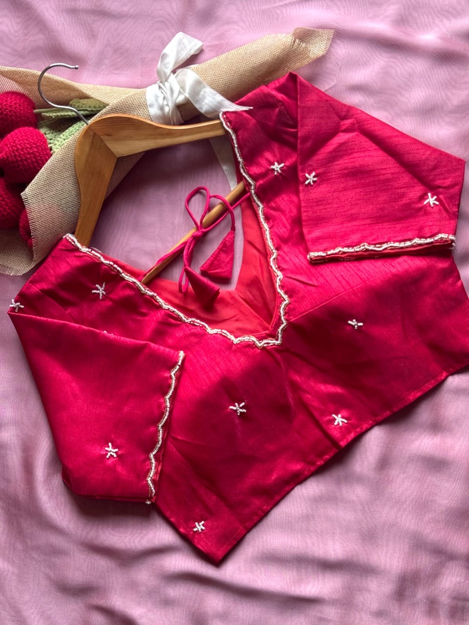 Precious Pink Saree