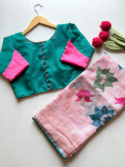 Spring Floral Kota Saree