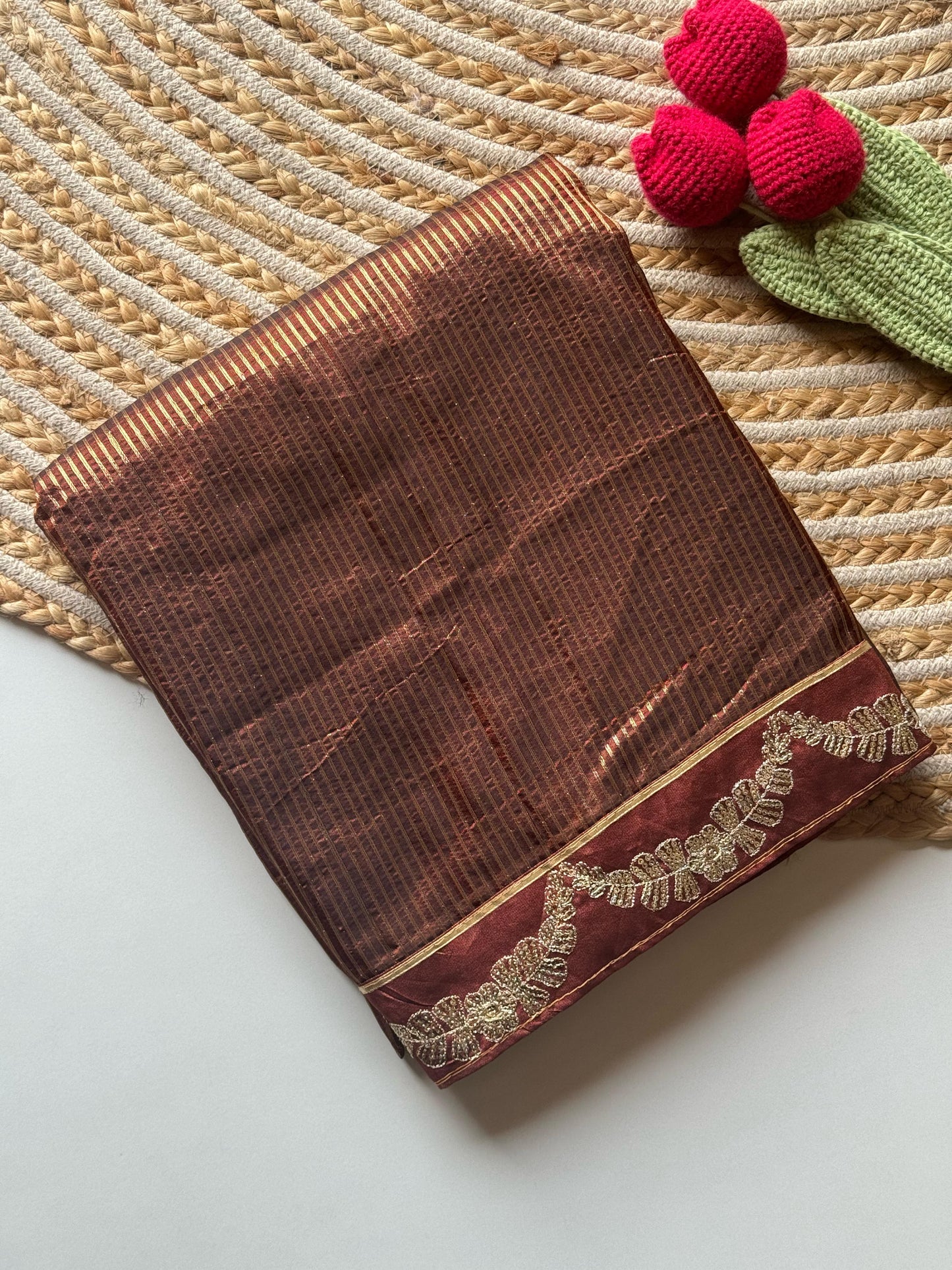 Stars on Rose Saree