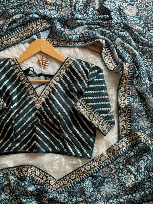 Kalindi Kalamkari Saree