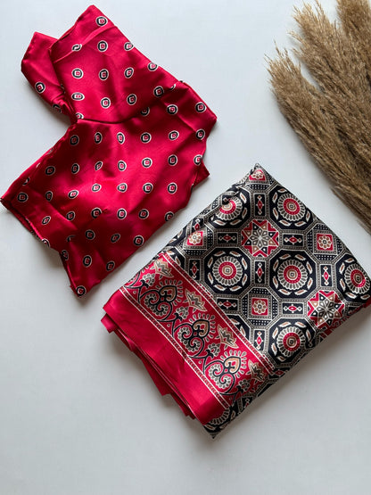 Kalindi Kalamkari Saree